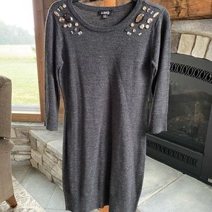 A. Byer jeweled sweater dress